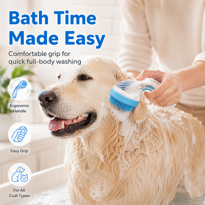 🐶BUY 2 GET 1 FREE🛁 2-IN-1 Pet Bath Brush with Shampoo Dispenser