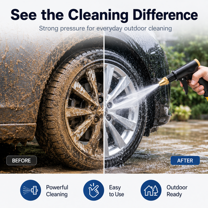 🔥HOT SALE 55% OFF💦 Premium High-Pressure Water Gun for Cars & Gardens