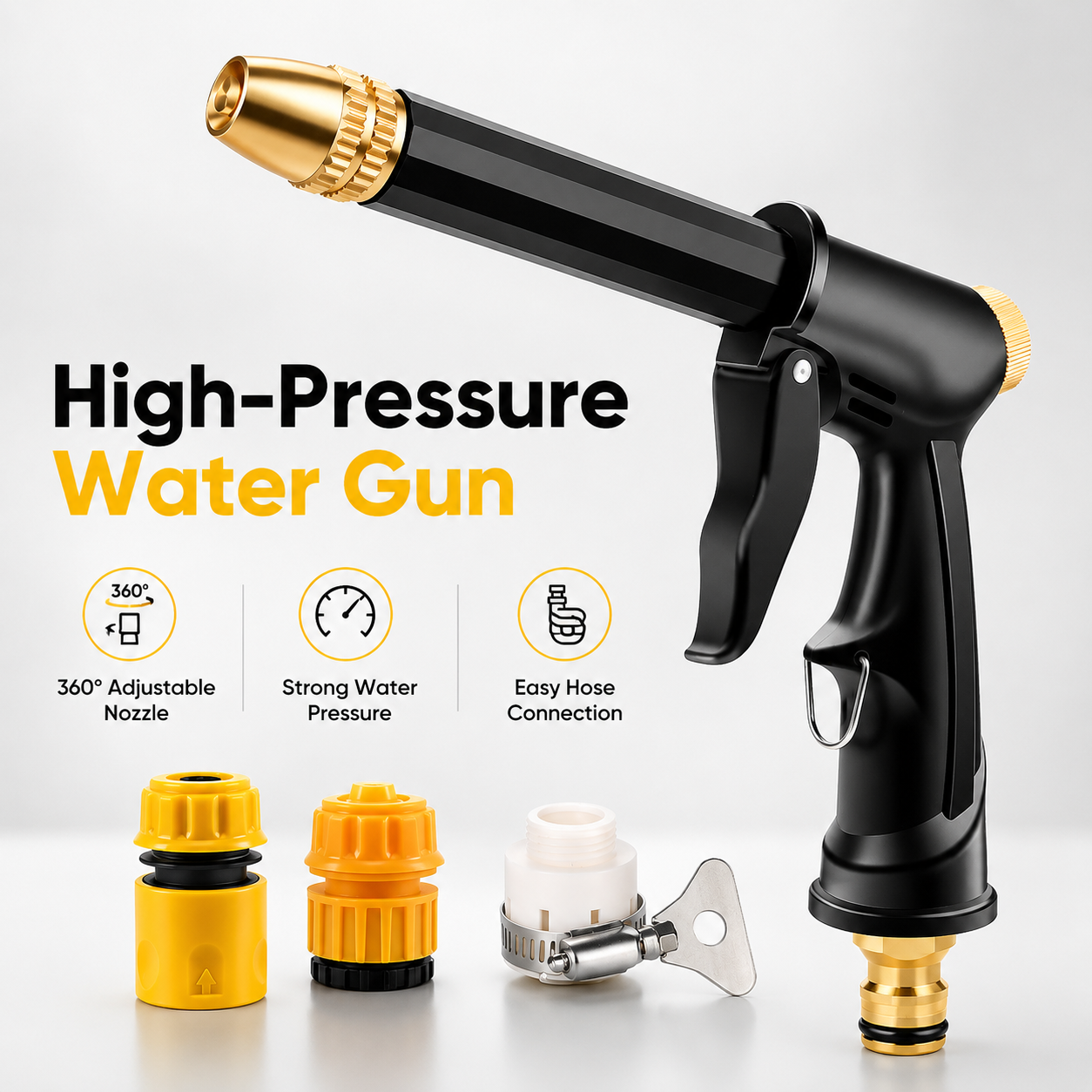 🔥HOT SALE 55% OFF💦 Premium High-Pressure Water Gun for Cars & Gardens