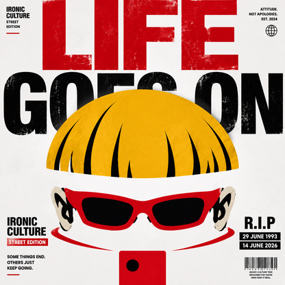 Oliver “LIFE GOES ON” Oversized Graphic Tee