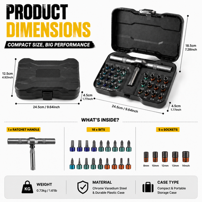 🔥HOT SALE 50% OFF 🔥🔧 Stop Struggling With Loose Screws — This 1 Kit Does It All.