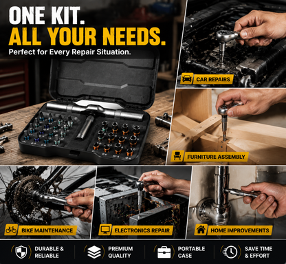 🔥HOT SALE 50% OFF 🔥🔧 Stop Struggling With Loose Screws — This 1 Kit Does It All.