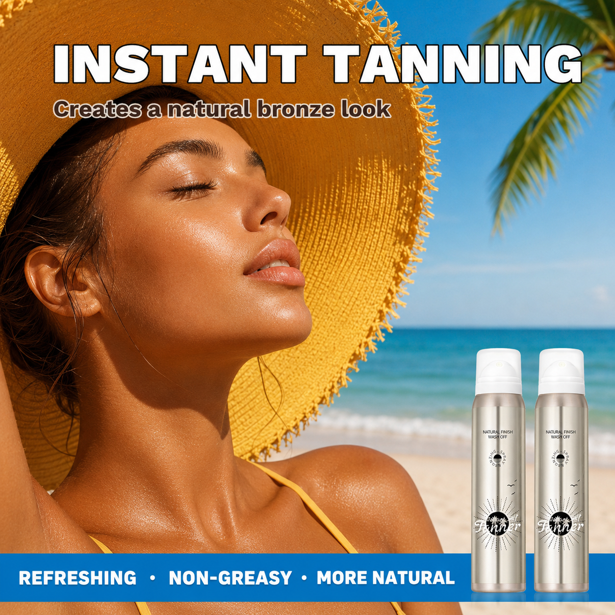 ☀️50% OFF TODAY✨ Natural Self-Tanning Mist for Face & Body