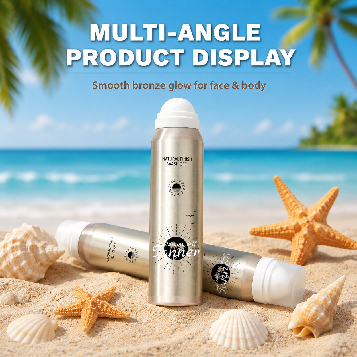 ☀️50% OFF TODAY✨ Natural Self-Tanning Mist for Face & Body