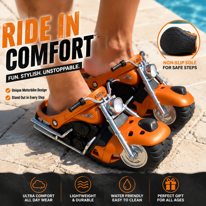 🏍️ Ride-On Motorcycle Slippers™🔥