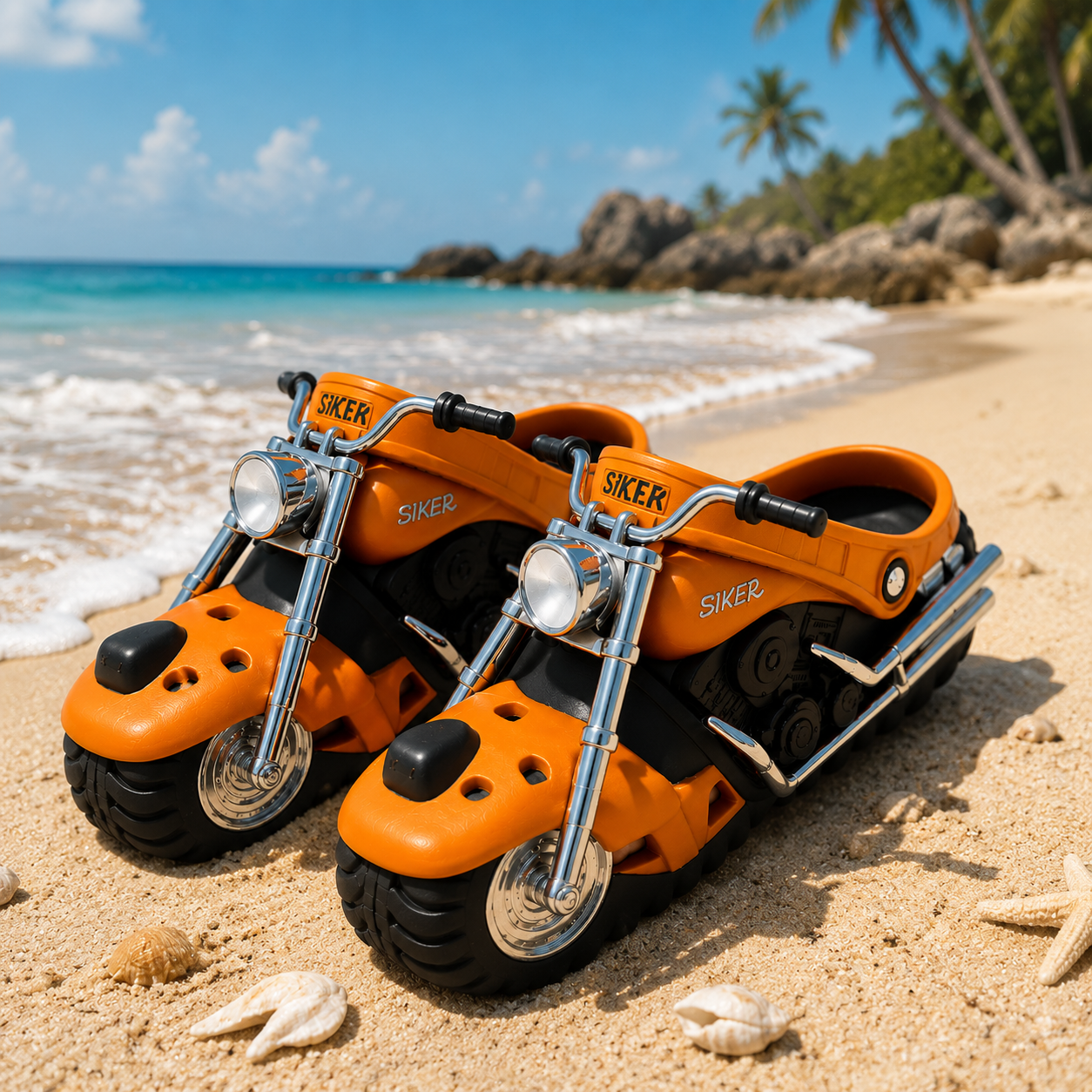 🏍️ Ride-On Motorcycle Slippers™🔥