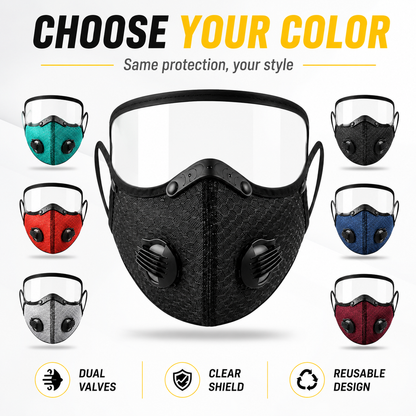 🔥50% OFF TODAY😷 Full Face Dust Blocking Work Mask