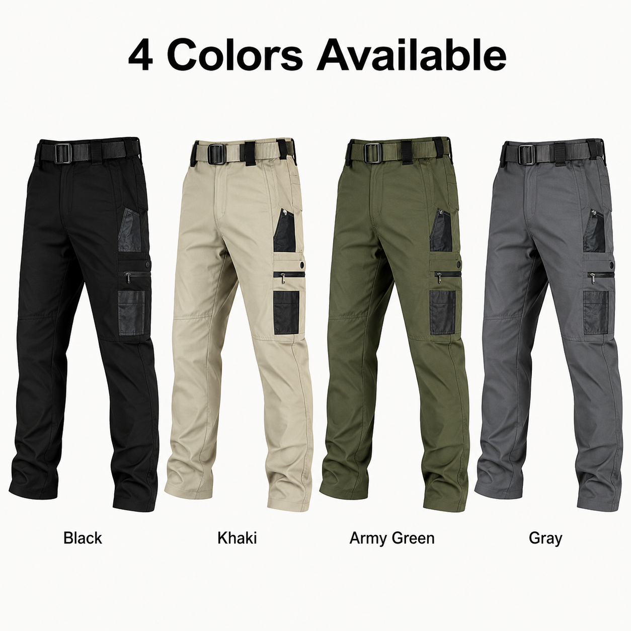 👖🔥 Men’s Waterproof Tactical Work Pants – Built for Work & Adventure