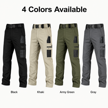 👖🔥 Men’s Waterproof Tactical Work Pants – Built for Work & Adventure