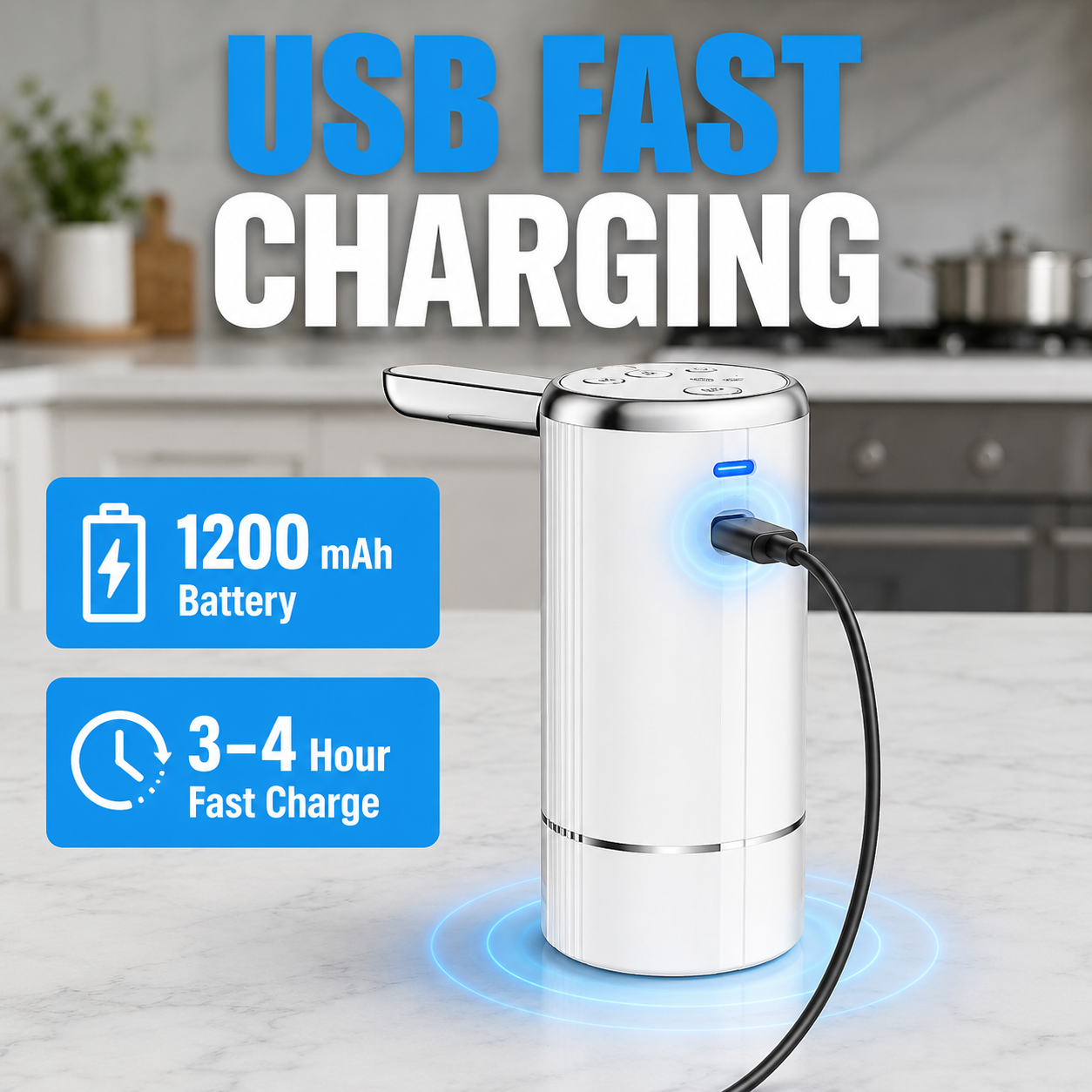 💥LIMITED TIME 55% OFF🚰 One-Touch Water Pump