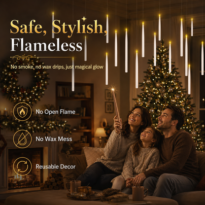 🪄55% OFF TODAY🕯️ Magic Wand Flameless Candles🎄Wave the Wand. Light the Magic.