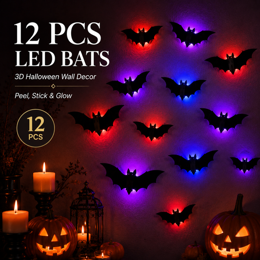 🔥SPOOKY SALE 55% OFF🦇 Halloween LED Bat Decorations