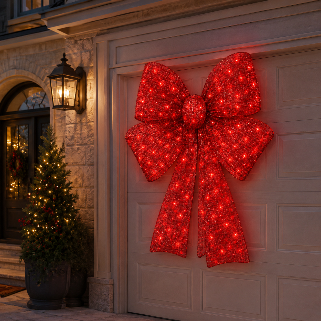 🔥 Hot Sale 55% OFF🎁✨🎄 48-Inch Lighted Christmas Bow 🎀