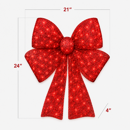 🔥 Hot Sale 55% OFF🎁✨🎄 48-Inch Lighted Christmas Bow 🎀