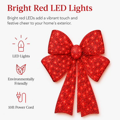 🔥 Hot Sale 55% OFF🎁✨🎄 48-Inch Lighted Christmas Bow 🎀