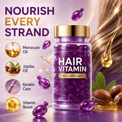 ✨55% OFF TODAY💜 Frizz Control Hair Capsules 🌿For Smooth, Shiny & Healthier-Looking Hair