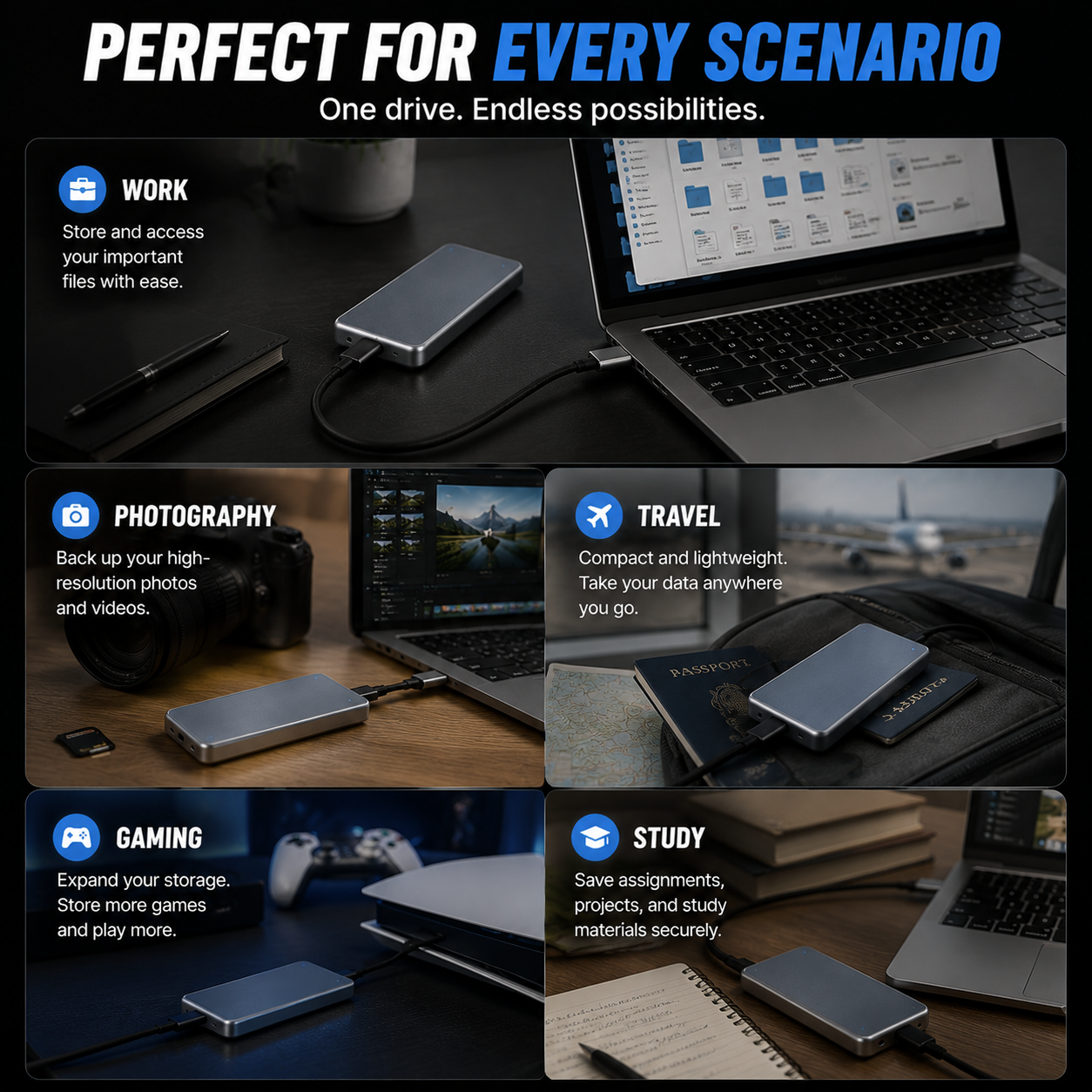 🔥LAST DAY 49% OFF-Portable External SSD💾 – Protect Your Photos, Videos & Important Files