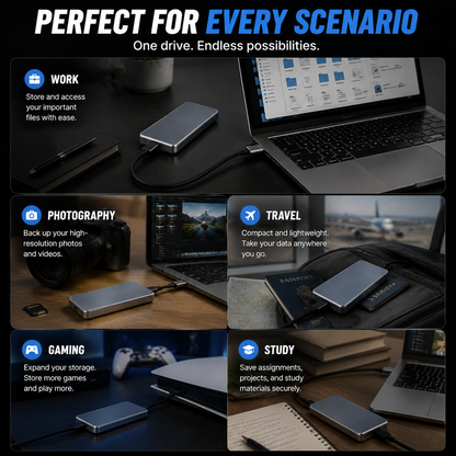 🔥LAST DAY 49% OFF-Portable External SSD💾 – Protect Your Photos, Videos & Important Files