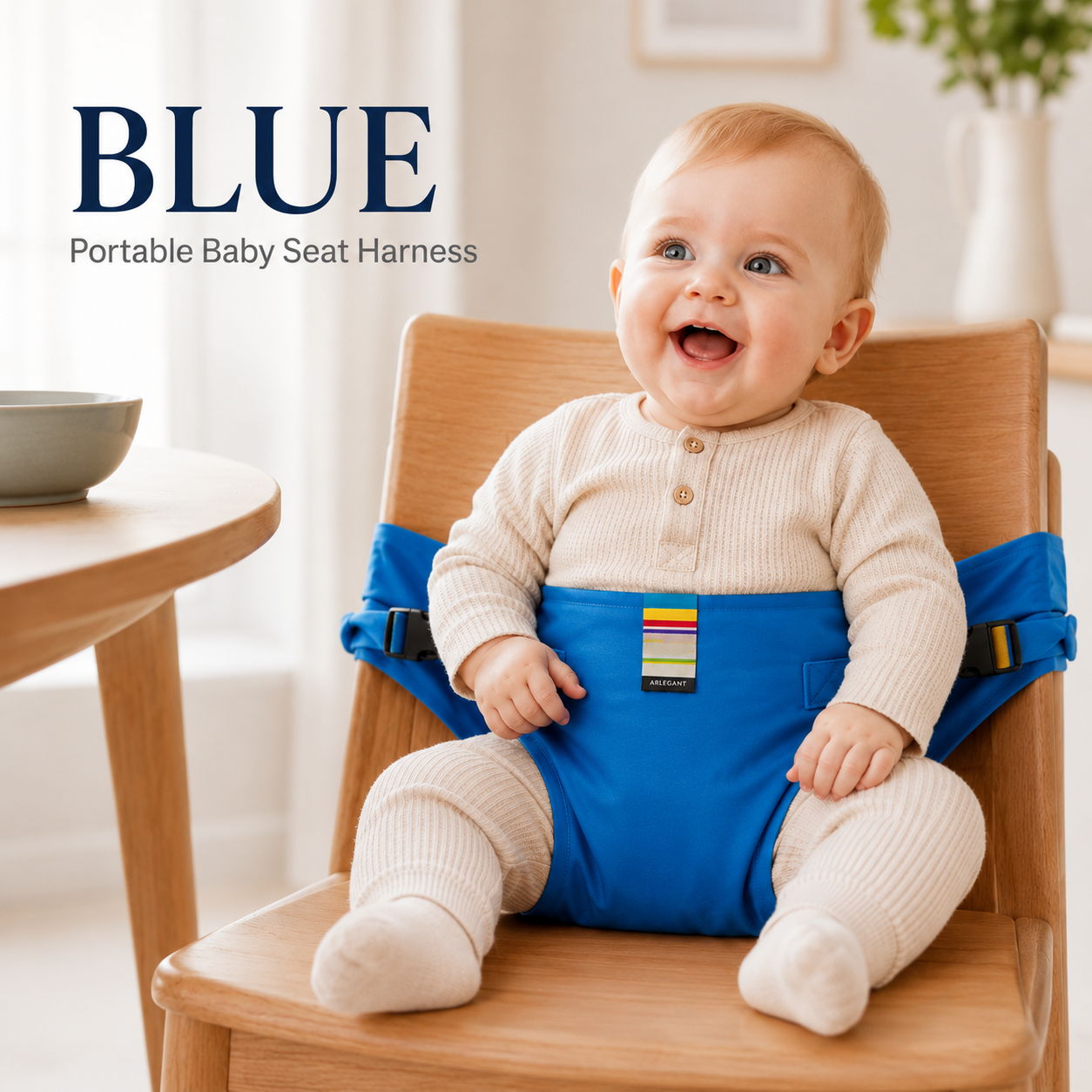 👶 Adjustable Baby Chair Safety Strap🪑Safer Mealtimes Made Easy