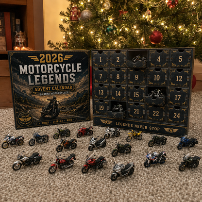 🏍️ 2026 Motorcycle Advent Calendar – 24 Mini Motorcycles, 24 Days of Legendary Rides