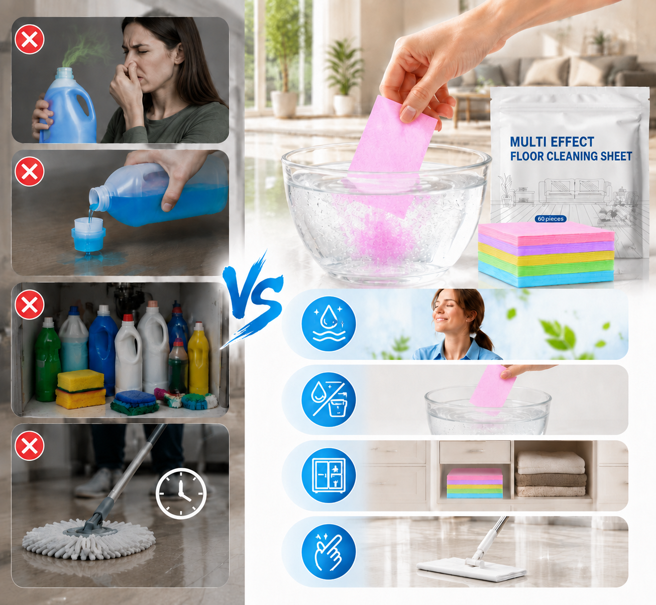 🔥Hot Sale - 49% OFF🔥Powerful Floor Cleaning Without The Heavy Bottles♻️