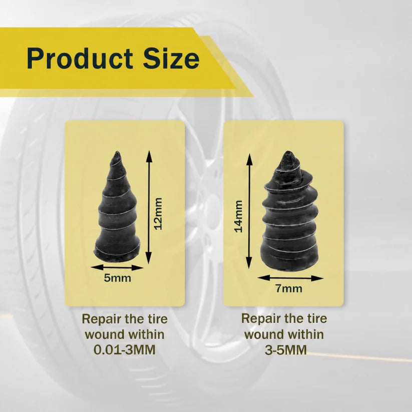 🔥 🛞 Self-Sealing Tire Repair Screws – Instant Leak Fix & Fast Tire Restore