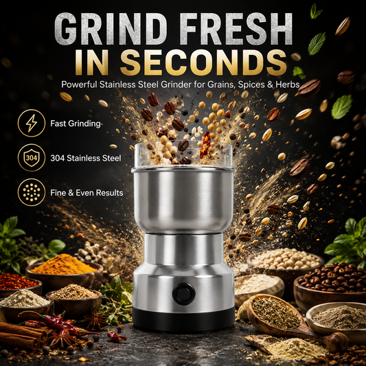 High-Speed Stainless Steel Grain Grinder