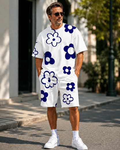 Hot Sale🌺 Men's Floral Print 2-Piece Summer Set