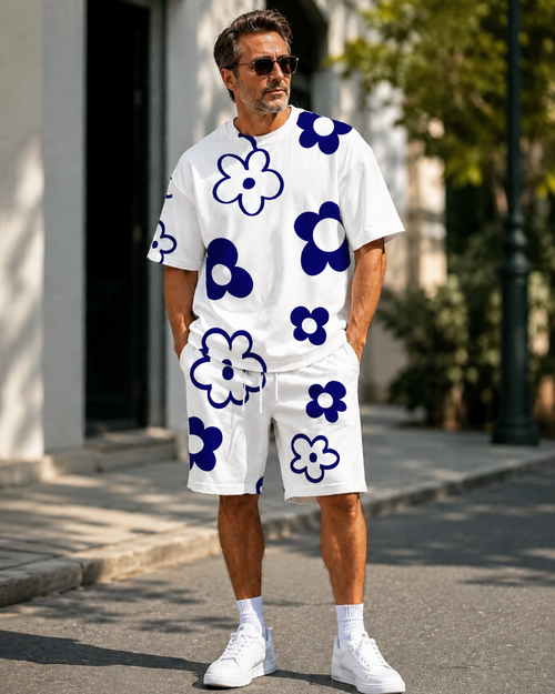Hot Sale🌺 Men's Floral Print 2-Piece Summer Set