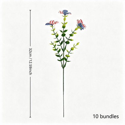 🔥4th of July Hot Sale 50% Off 🔥 Patriotic Red White Blue Artificial Flowers💐
