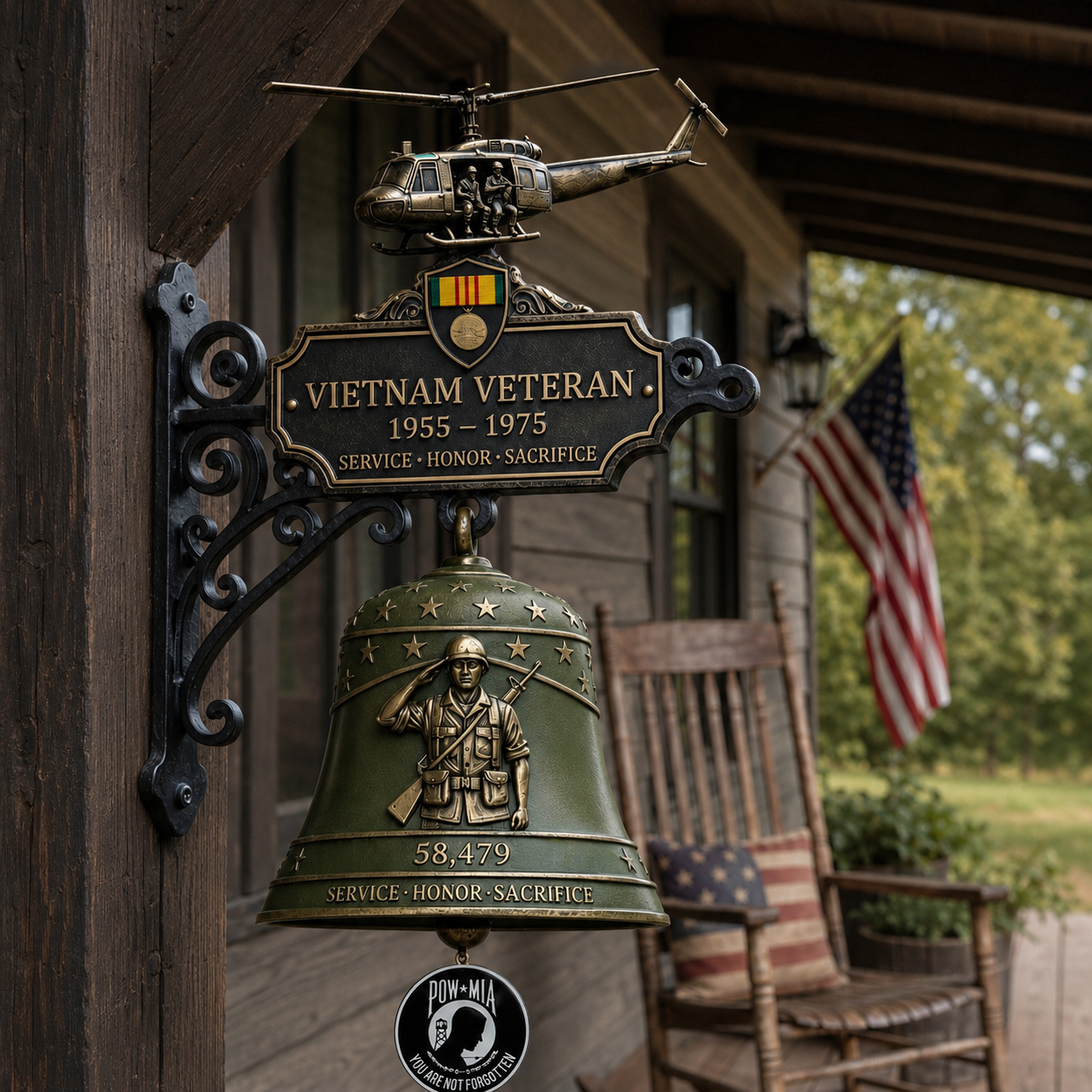 🎖️Vietnam Veteran Tribute Wall Bell