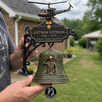 🎖️Vietnam Veteran Tribute Wall Bell