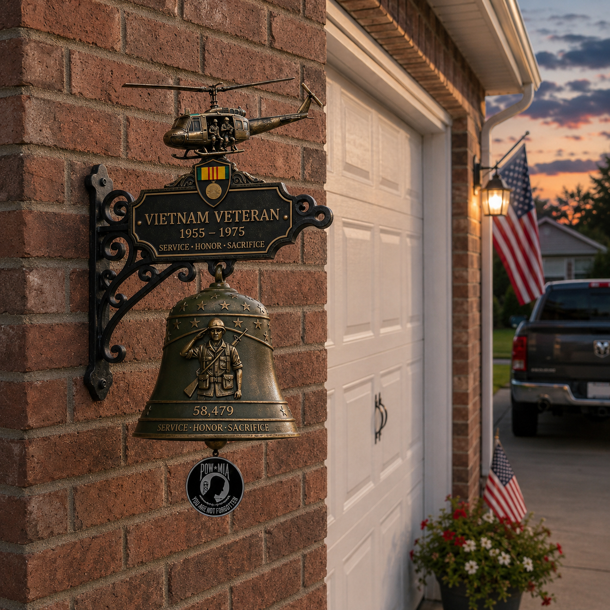 🎖️Vietnam Veteran Tribute Wall Bell