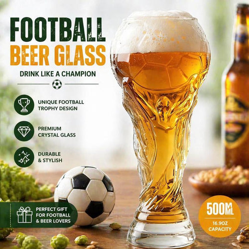 🏆🍺 Football Trophy Beer Glass – The Ultimate Fan's Drinkware