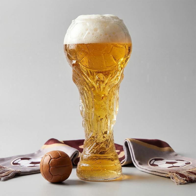 🏆🍺 Football Trophy Beer Glass – The Ultimate Fan's Drinkware