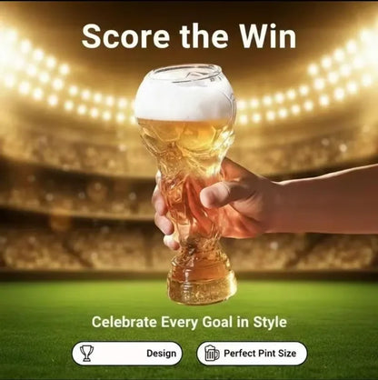 🏆🍺 Football Trophy Beer Glass – The Ultimate Fan's Drinkware