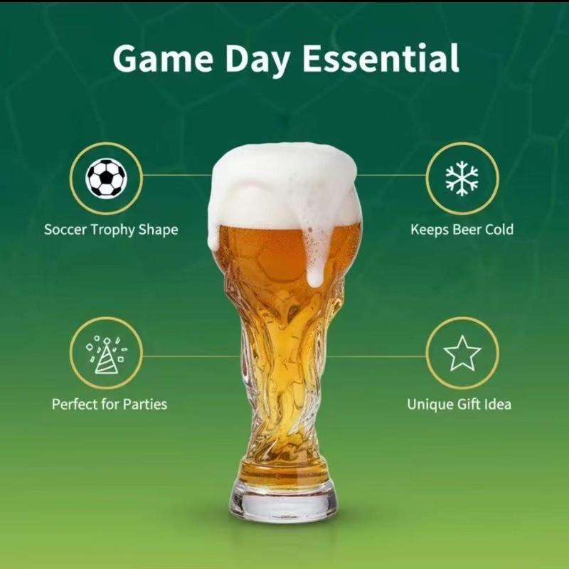 🏆🍺 Football Trophy Beer Glass – The Ultimate Fan's Drinkware