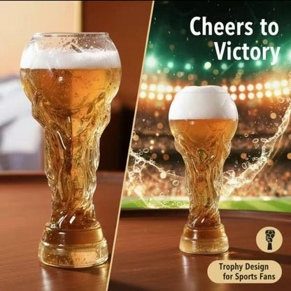 🏆🍺 Football Trophy Beer Glass – The Ultimate Fan's Drinkware
