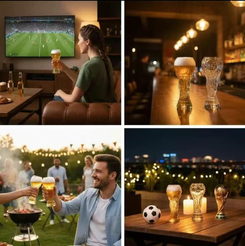 🏆🍺 Football Trophy Beer Glass – The Ultimate Fan's Drinkware