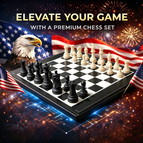 🔥 50% OFF Today! ♟️ Premium Magnetic Chess Set – Master Every Move Like a Pro 🏆250th Anniversary Special Edition Chessboard & Pieces
