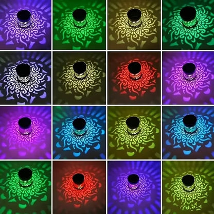 ✨ Solar Mandala Wall Light 🥇 – Waterproof Outdoor Garden Fence Projector Lamp with Magical Ambient Glow🪐🌌-8CR5