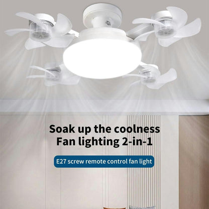 Smart Drone Fan Light Ceiling Lamp with Remote Control – 2 in 1 Decorative LED and Quiet Fan