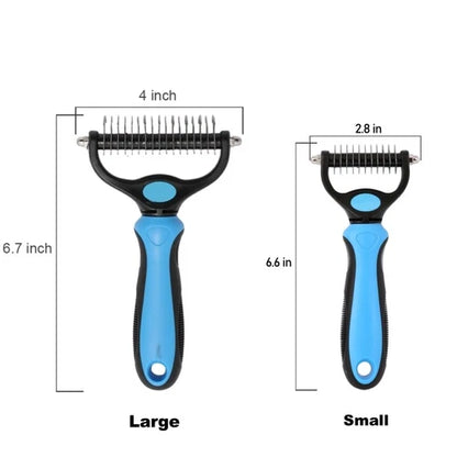 🐶✨ Pet Pro Grooming Tool – Professional Deshedding & Dematting Brush for Dogs & Cats | Easy Hair Removal