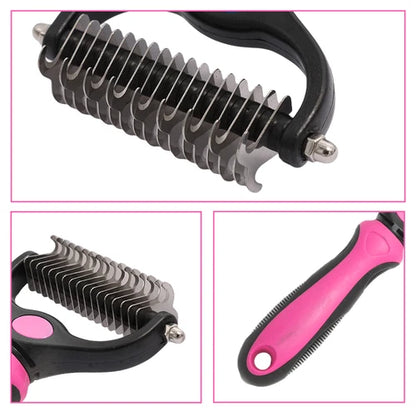 🐶✨ Pet Pro Grooming Tool – Professional Deshedding & Dematting Brush for Dogs & Cats | Easy Hair Removal
