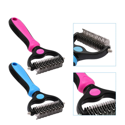 🐶✨ Pet Pro Grooming Tool – Professional Deshedding & Dematting Brush for Dogs & Cats | Easy Hair Removal