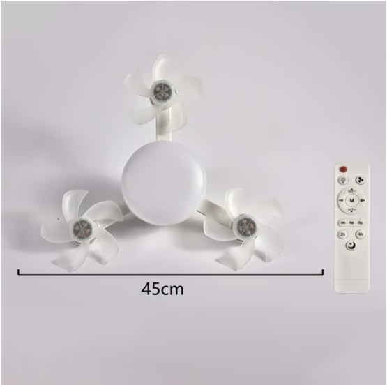 💥 55% OFF TODAY❄️Stay Cool & Bright💡 2-in-1 Ceiling Fan Light 🏠Perfect for Bedrooms, Kitchens & Garages