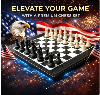 🔥 50% OFF Today! ♟️ Premium Magnetic Chess Set – Master Every Move Like a Pro 🏆250th Anniversary Special Edition Chessboard & Pieces