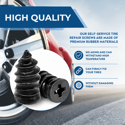 🔥 Last Day 50% OFF 🔧🚗 60PCS Self-Sealing Tire Repair Rubber Nails Kit | 2 Sizes | Quick & Easy Emergency Flat Tire Fix