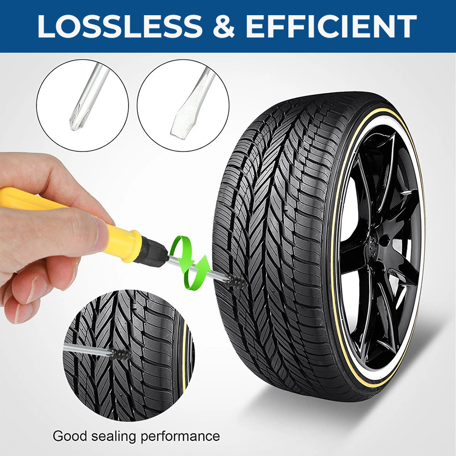 🔥 Last Day 50% OFF 🔧🚗 60PCS Self-Sealing Tire Repair Rubber Nails Kit | 2 Sizes | Quick & Easy Emergency Flat Tire Fix