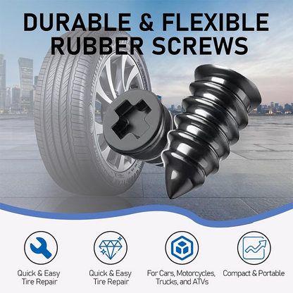 🔥 Last Day 50% OFF 🔧🚗 60PCS Self-Sealing Tire Repair Rubber Nails Kit | 2 Sizes | Quick & Easy Emergency Flat Tire Fix